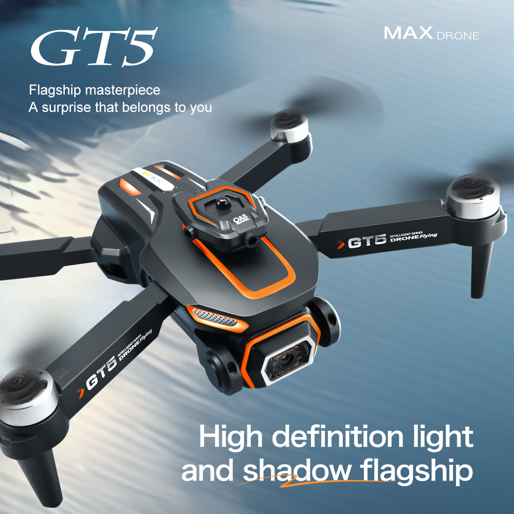 Beginner Drones Gt5 Obstacle Avoidance Mini Drone 14min Flying Drone Smartphone 480p 720p Hd Aerial Photography 2.4g Wifi Fpv Selfie Drone
