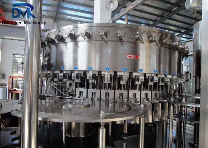Isobaric Filling Stainless Steel Beverage Bottling Machine With Bottle Washing