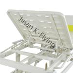 Two Cranks ABS Plastic Hospital Nursing Bed For ICU