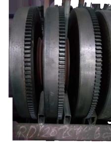 Quality powder coated polished Cast Iron Flywheel for Heavy Machine wholesale