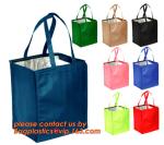 Large Soft Cooler Insulated Picnic Bag for Grocery, Camping, Car, Bright Orange