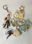 Harmless OEM Engraved Acrylic Keychain , Anime Cute Cartoon Keychain