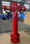 BS750 Vertical Fire Hydrant For Fire Protection Painted Red PN16 Pressure