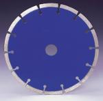 Granite Sintered Blue Color Diamond Saw Blades Dry Cutting For Hard Materials