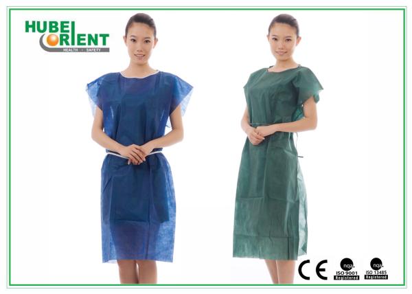 Cheap OEM Disposable Medical 40gsm Sleeveless Protective Coverall Suit for sale