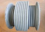Grey Offshore Winch , Wire Rope Drum Carbon Steel / Aluminium Alloy / Stainless