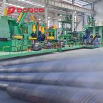 Customizable Spiral Weld Pipe Mill 190KW Spiral Pipe Welding Machine