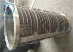 Safety Rotary Screen Drum For Animal Manure Treatment 0.85mm Slot Size