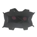 BLack Canvas PE 18x9x27cm CMYK 2 Bottle Wine Bag