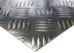 1060 5052 Diamond Tread Aluminum Sheet , Lightweight Aluminum Sheets For Indoor