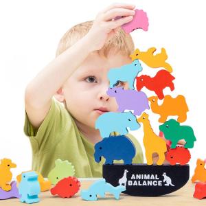 Quality Children 3cm Dinosaur Wooden Building Blocks Toy Animal Town Wooden Blocks wholesale