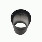 Single Wall Black Straight Insert 300mm Stove Chimney Pipe