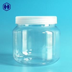 Quality Mason Round Leak Proof Plastic Jars Wide Mouth Screw Lid Fully Airtight wholesale