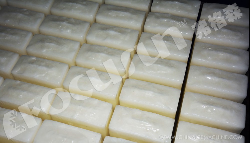 Milky White 27 Tons Direct Refrigeration Block Ice Maker with Video Outgoing-Inspection