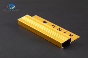 Quality Tempered Aluminium Edge Trim Profiles , 10mm aluminium tile trim ASTM Approved wholesale