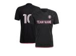 Black Contest Training Custom Football Jerseys Men'S Soccer Uniforms Twill/Plain