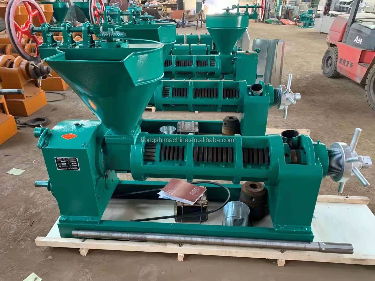 High Return Automatic Food Processing Machine Cocoa / Castor / Baobab Seeds Oil Press Extraction