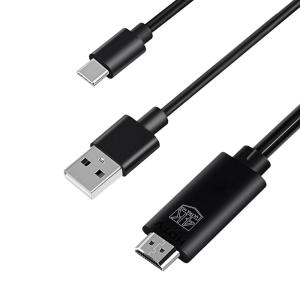 Quality 4K 30Hz Type C To HDMI HDTV Cable For Laptop , Nickel Plated 10 Foot HDTV HDMI Cable wholesale