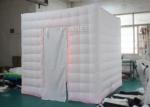 Portable Oxford LED Light White Inflatable Wedding Photo Booth With Remote