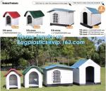 pet cage , plastic dog house with lock , dog house with steel door, Plastic Dog