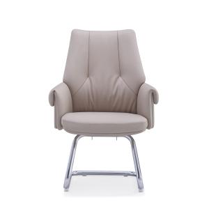 Quality Paded Armrest Leather Office Visitor Chair High Density Foam wholesale