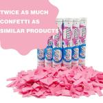 Boy Or Girl Gender Reveal Paper Konfetti Shooter Color Run Powder Smoke