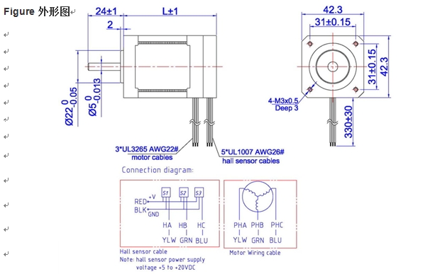 BY42BL03 78W high speed high quality electric motor
