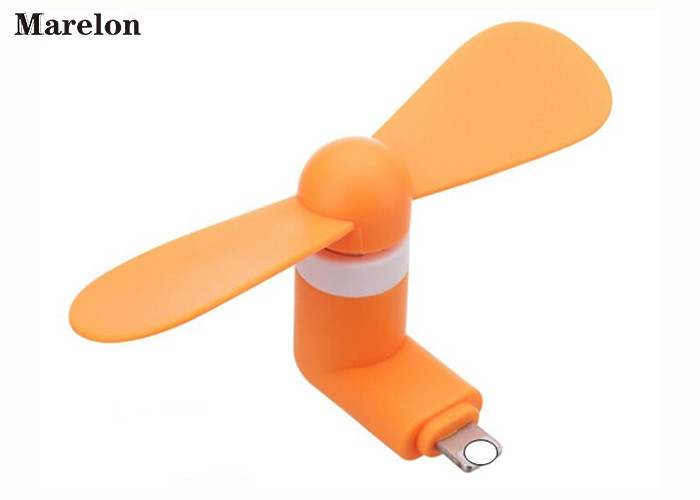 Five Colors USB Mini Cooler Fan 42*88mm 2 In 1 Type For Mobile Phone