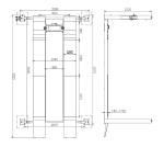 5T 4 Post Car Lift hydraulic vehicle lift 4 Post Alignment Car Lift