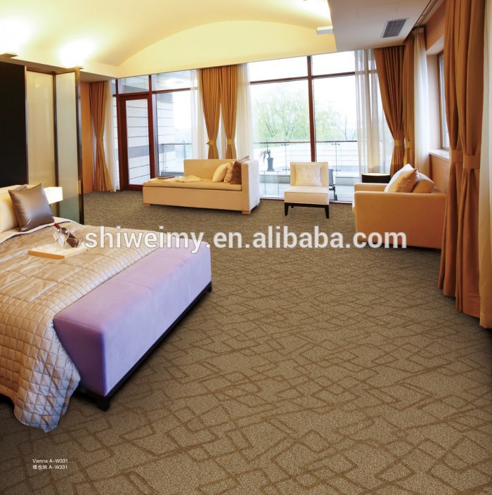 Fashion design material hotel room carpet, PP Lobby Carpet
