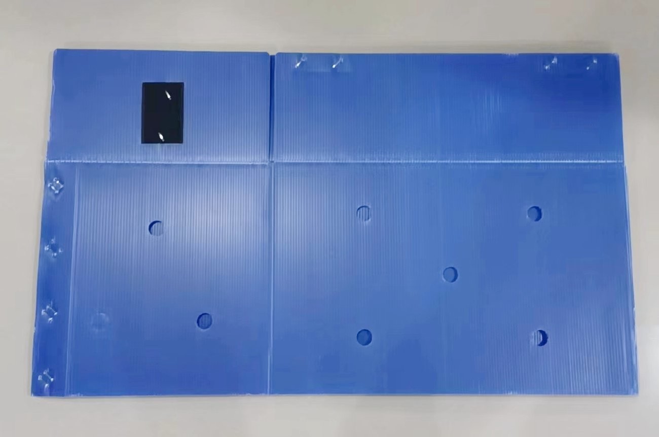 Plastic Turnover Box PP Hollow Sheet Corrugated Board Velcro Caron