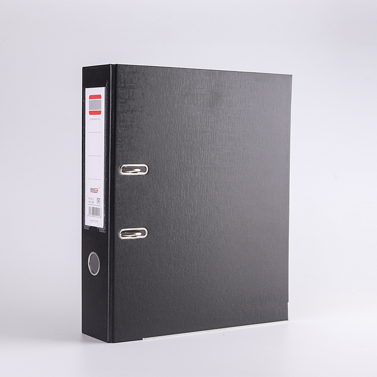 Organize Your Documents with A4 PVC Ring Binder File Folder Featuring Hole Binder Clip