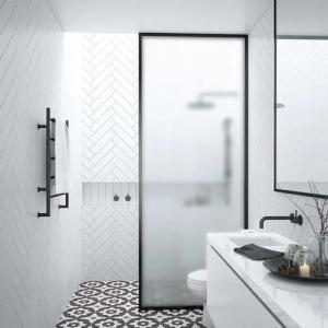 Quality Unbreakable Bathroom Tempered Glass Toughened Shower Partition Wall Glass Panel wholesale