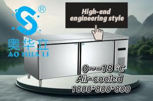 Quality Air Cooled 2 Door Commercial Freezer Single Compressor Commercial Restaurant Freezer wholesale