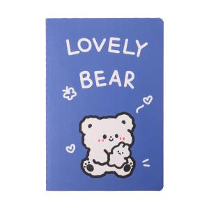 Quality Kawaii Cartoon Little Bear Notebook A5 Size No Adhesive Perfect for Stationery Lovers wholesale