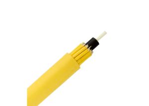 Quality Raiser Rated Tight Buffered Break Out Indoor Fiber Optic Cable SM / MM , Yellow wholesale