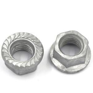 Quality HDG M8-M74 Grade 8 Flange Nuts And Washers Carbon steel wholesale