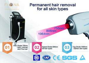 Quality Three Wavelength Diode Laser Hair Removal Machine With 5V 1000mA Adapter wholesale