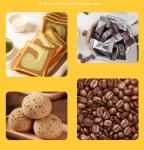 Golden Kraft Paper Bag With Window For Homemade Bread Logo Customized Logo CANDY