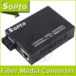 Quality 40km 10/100/1000M Fiber Media Converter Multi Mode SC/FC/ST Connectors wholesale