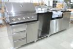 Sliver Color Commercial Kitchen Equipments Gas Grill / 201# Stainless Steel