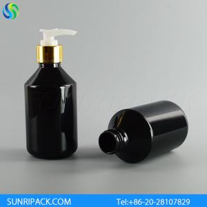Quality 250ml black plastic bottles, 250ml black PET shampoo bottles wholesale