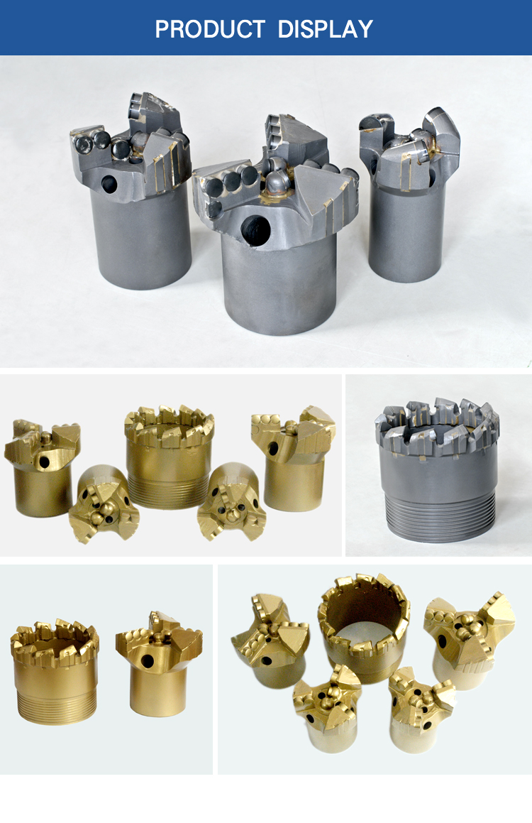 Water Well Drilling Diamond Core Bits Matrix Body For Oil Field 14 3/4 Inch
