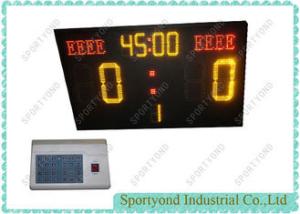 Quality Red And Yellow College Sports Scoreboard For Soccer Match , Aluminum Housing wholesale