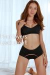 Organic Period Pantie Underwear 4 Layers High Waist Menstrual Panties Heavy Flow
