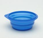 Colorful Silicone Dog Travel Water Bowl Eco - Friendly Customized Size