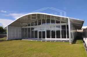 Quality 30X60 Aluminum Unique A-Frame Outdoor Event Tent , White Color PVC Roof And Hard Walling wholesale