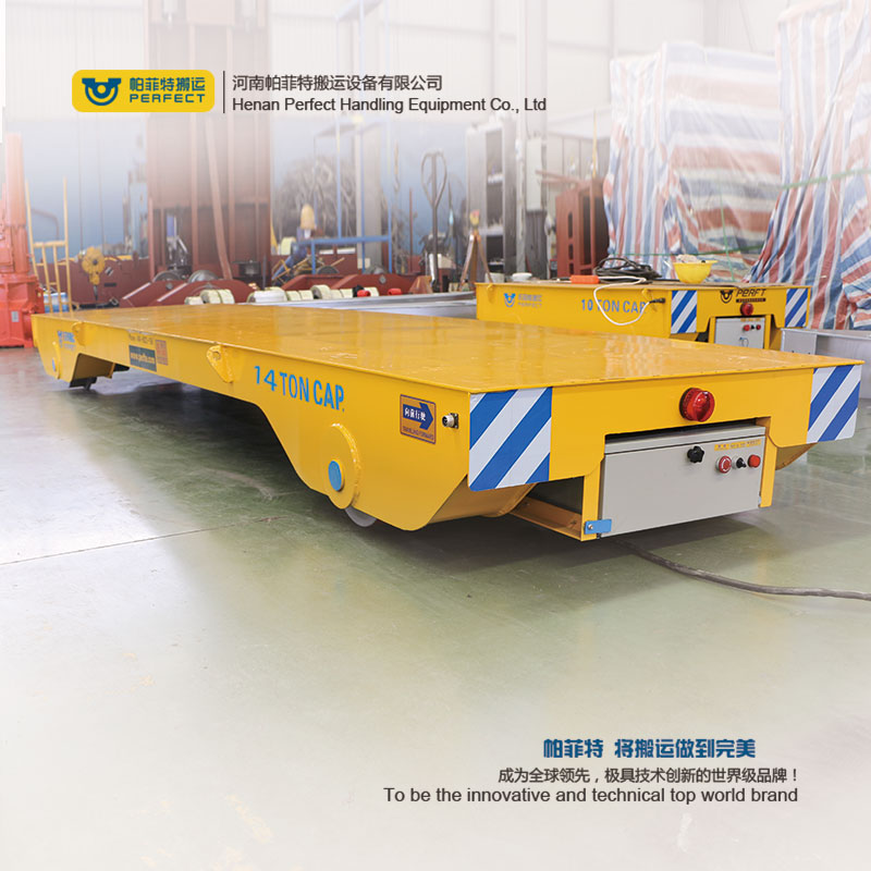  10T Cable Reel Powered Industry Standard Flat Transfer Trolley On Rail