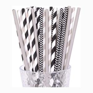 Quality Cocktail Beverage Kraft Paper Drinking Straws For Decoration Party wholesale