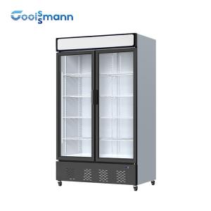 Quality Automatic Defrost Glass Cooler Fridge , 942L Glass Front Beverage Fridge wholesale